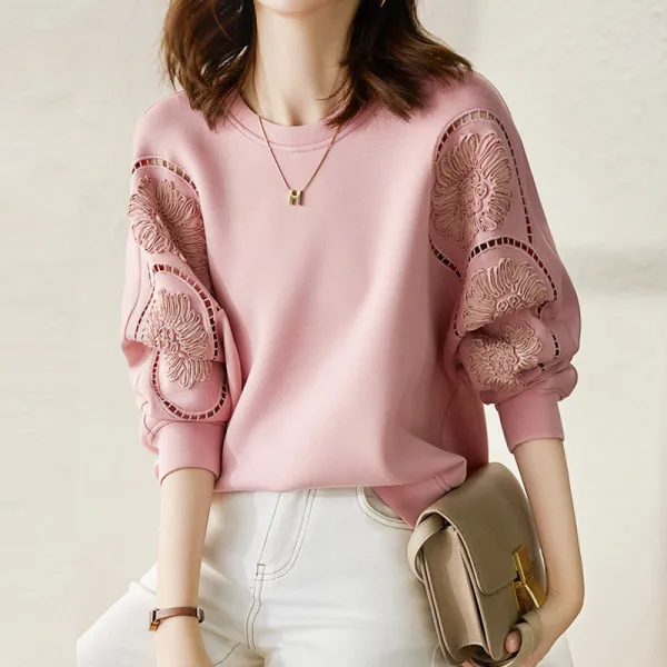 샐리 샐리 플라워펀칭네오프렌티셔츠_i2a Cts071