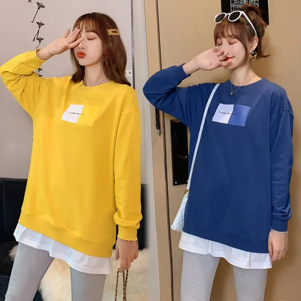 원직구 임산부 바지 봄옷 외출 스타일리쉬 임부복 트렌드 얼간아줌마 봄가을 문어체나 글자를 쓰다 아우터