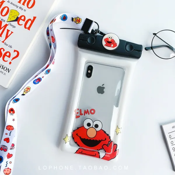 사과폰 IPHONE 반트립 카드 통함 핸드폰 방수 주머니 화웨이 쇼오미 수영 에어백 걸개밧줄 통용 부유함 잠수 커버