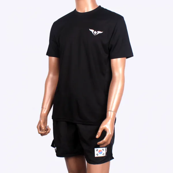 군화와고무신 국산 공군 로카 검정 반팔티