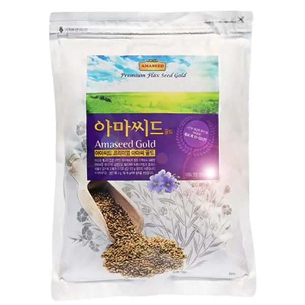 쌈지에프앤비 아마씨 골드 500g 아마씨오일 볶은아마씨 아마씨유 아마씨가루, 1개