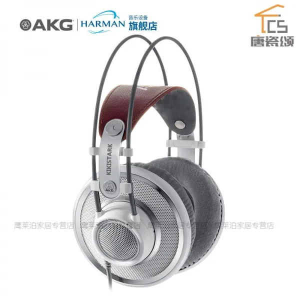 감청장비 K701 헤드밴드 레코더 음악 hifi 유선 이어폰 ACG 딥 카키색 공식 로고, 단일상품