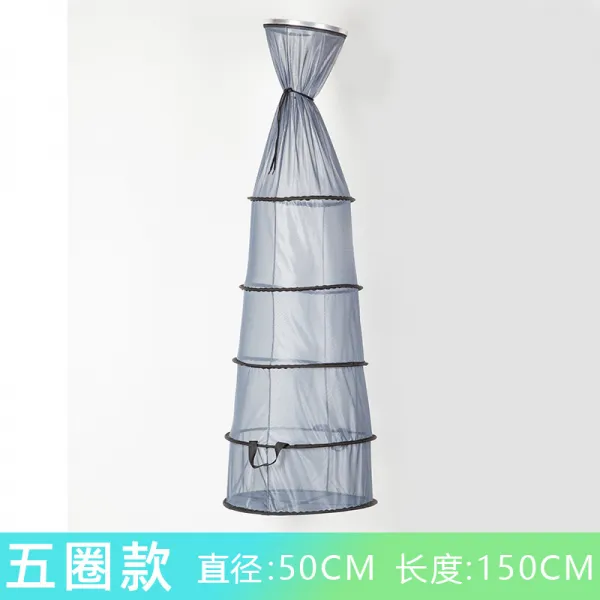 물고기 보호 안티 행잉 민물 바다 낚시 살림망, 패키지003 (직경 50CM, 길이 150CM)