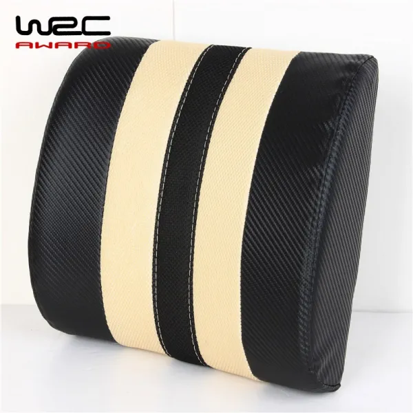 WRC 자동차용 키높이쿠션 높이다 매트 왜소 개별학 운전 사계절 두꺼운 겨울 의자 기억 면, 탄소섬유 무늬 허리 쿠션 메모리다 보