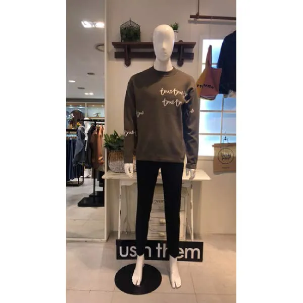  현대백화점 어스앤뎀 Tdwc556남 True 아트웍 모크넥니트