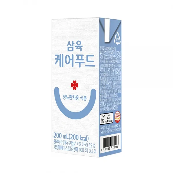 삼육 케어푸드 당뇨환자용 균형영양식 필수영양소 영양공급 단백질 간식 당뇨식 삼육당뇨두유 200ml 24팩, 추천상품