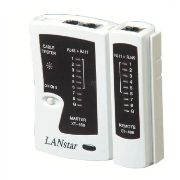 LAN테스터기 LS-468TS 네트워크소모품 문구용품 사무용품 컴퓨터용품, 단일색상
