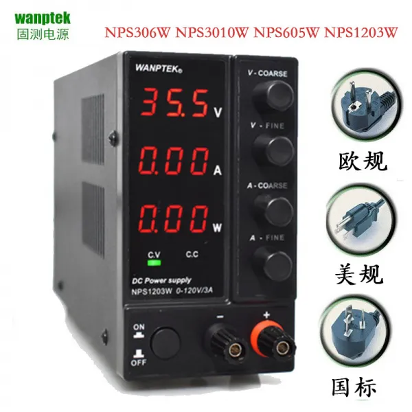 고정적으로 측량하다 NPS306W 있음 파워 조절가능 직류 전압 안정 전원 NPS3010W 데지털 수리 근원, NPS306W （3 위치 현시 ）