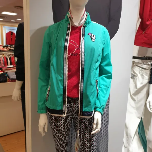제이디엑스 제이디엑스여성이중에리메쉬바람막이점퍼X2NSWJW02, 민트