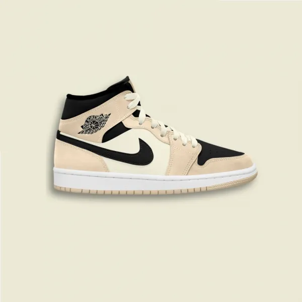 [공식판매처] 나이키 에어조던1 미드 베얼리 오렌지, BQ6472-800, 류씨네편집샵