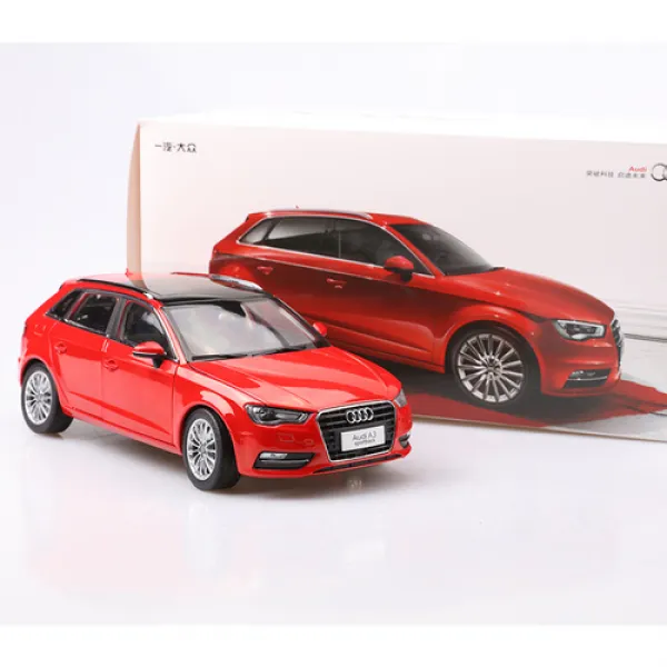 해외 원공장1 : 18 아우디 A3 양칸 모델 시뮬레이션 합금 03.양쪽 붉은 두드러기가 조금 있 단일옵션