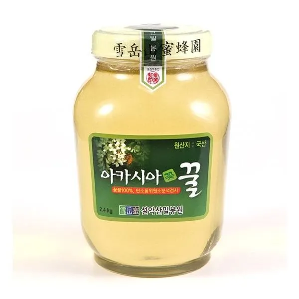 [설악산밀봉원] 아카시아꿀 2.4kg 꽃꿀100%, 단일상품