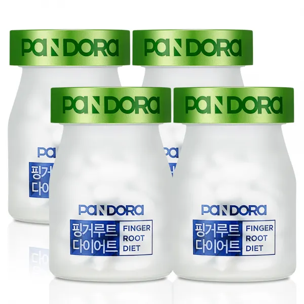 판도라다이어트 판도라 핑거루트 다이어트, 54g, 4병