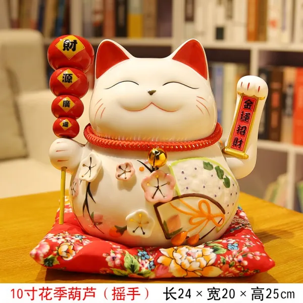 복 고양이 장식 같은 모양의 저금통에 저금하다 도자기 가게 라지-189616, 옵션19, 단일옵션