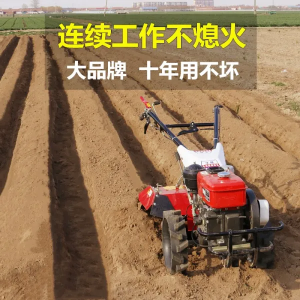 소형 밭 가는 기계 고랑 텃밭 관리기 쟁기밭 갈아엎기, 170 가솔린 스티어링 모델