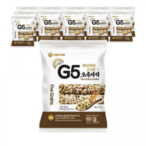 맘모스제과 G5 오곡과자 70g 120개