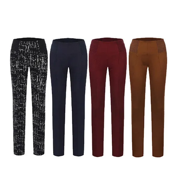  홈쇼핑상품 무브랜드 여성 국내생산 가을겨울 밴딩바지 배기팬츠