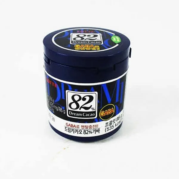 지나몰 드림카카오 가바 82% 86g X 6 4 다크 초콜릿, 1