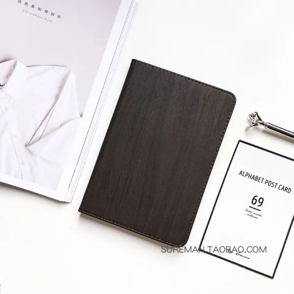 아이패드 케이스 커버 나뭇결 심플케이스 ipad case, 미니 1/2/3 블랙