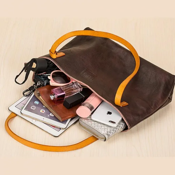 트렌드 고급 유니크 여성 가죽 숄더백 직장인가방