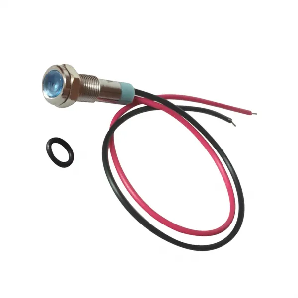 Royalways 차 배 해병을위한 금속 Dc 6v 6mm Led 돌진 지시자 경고등 램프 1권 푸른