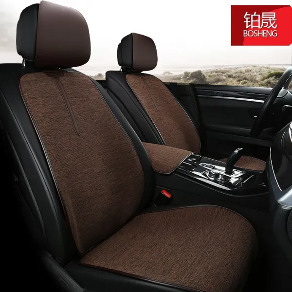 차량의자쿠션 벤츠 C급 E300GLB200GLC260GLK 에어매쉬 잘록 허리, 2001 말 안장방석 -카색