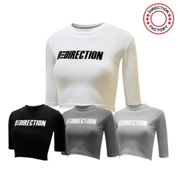  바보사랑 디팩토리 우먼스 스판 크롭탑 7부 Dftwp 112 1개