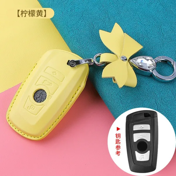 구월애 Bmw 스마트 리얼가죽 2계3계5계7계x1x3x4x5x 6 칼끝 키케이스 단추 A타입 시트린