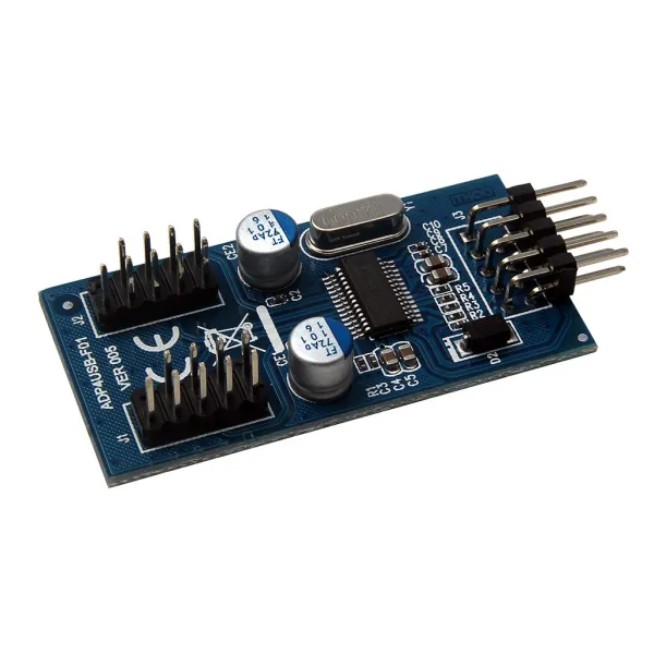 QDY 9pin 쪼개는 도구 1-2 남성 USB 2.0 우두머리 PCB 널 어미판 접합기, 여러 가지 색상