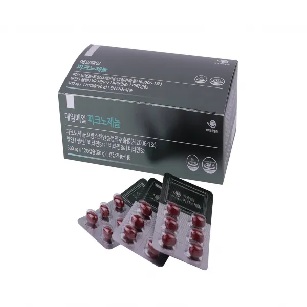 (정회원용)매일매일 피크노제놀 2+2, 2, 500mg/120캡슐