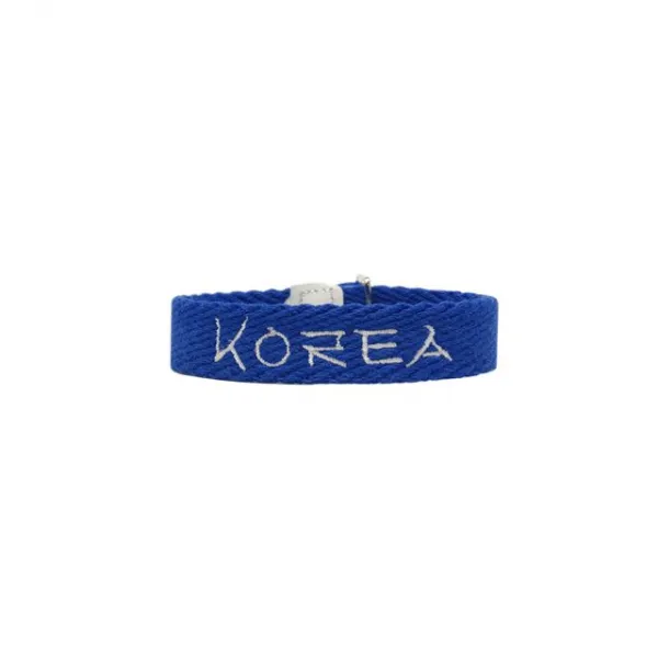[천삼백케이] [비마켓] 릴레이 밴드 KOREA BLUE 코리아 블루 결식아동 기부팔찌