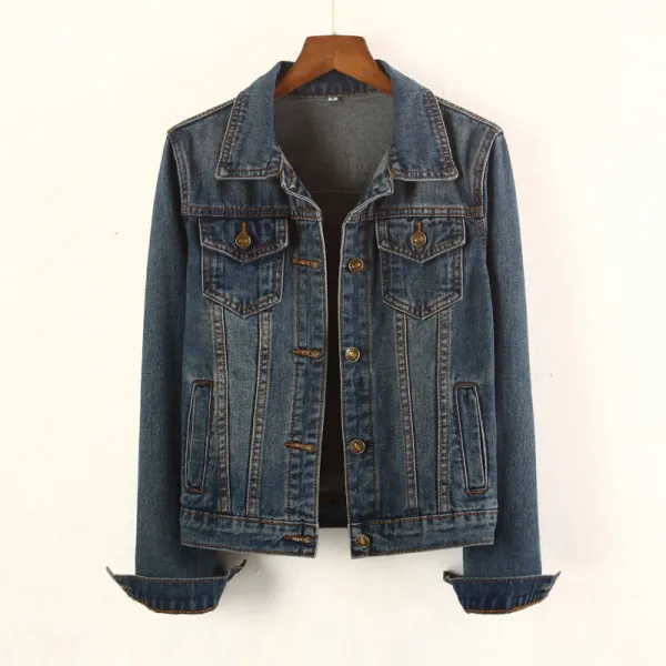 Denimsidi 여성 가을 캐주얼 데일리 숏 코트 47004450