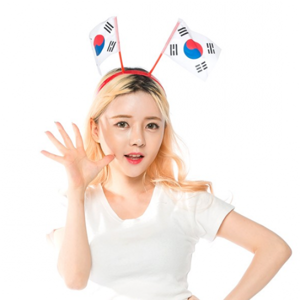 태극기 천수기 국기 머리띠 응원도구 집회도구 광화문[1set10개], 1set
