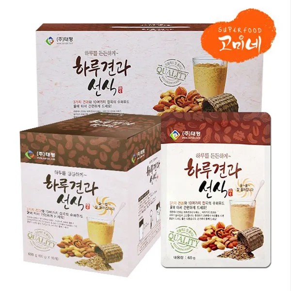 자꾸사 하루견과선식 60g 30개 한끼 식사대용 다이어트선식, 단품