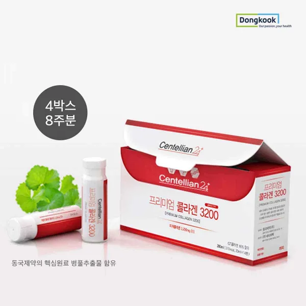 [신세계TV쇼핑]Centellian [2] 동국제약 프리미엄 콜라겐 3200 4박스 8주분 (Z038), 20ml*14ea(병) = 1박스, 총 4박스