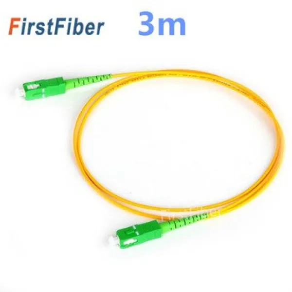 [해외] Sc apc 패치 케이블 3 m g657a 패치 코드 점퍼 심플 렉스 2.0mm pvc os2 sm 벤드 무신경, 상세내용표시