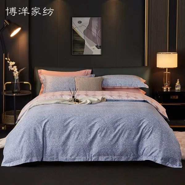 북유럽침구 해박함 60 즈 기모 4종 순면 코튼 심플 북유럽풍 공단 경사치상 홑이불커버 침대용품 2467134471, 적용 1. 8메터 침대  건의 코디, 60 즈 기모 4종 잊혀지다 상사