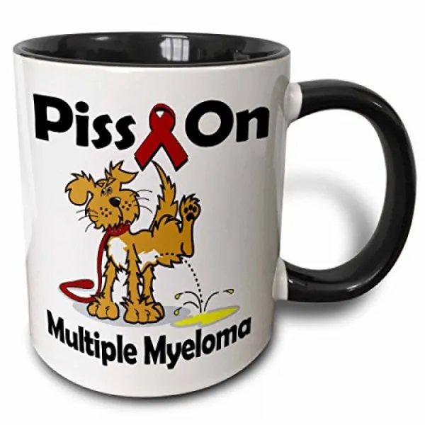 다발성 골수종 인식 리본 원인 디자인에 장미 오줌 투톤 블랙 머그 11oz Mug_115893_4 블랙 / 화이트 단일옵션