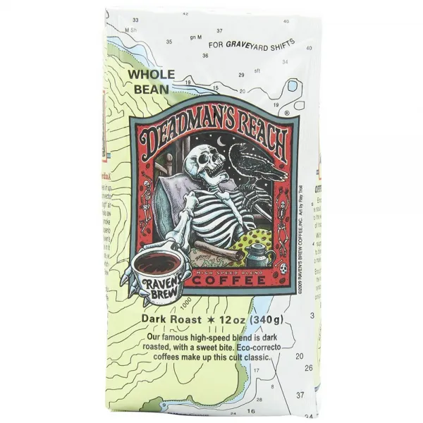 Raven's Brew Coffee 레이븐 BREW 원두 망자 리치 다크 로스트 12oz팩 (2팩), 선택, 상세설명참조