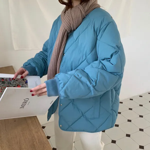  Newcare 여성 겨울 퀄팅패딩 누빔패딩 라운드 패딩점퍼