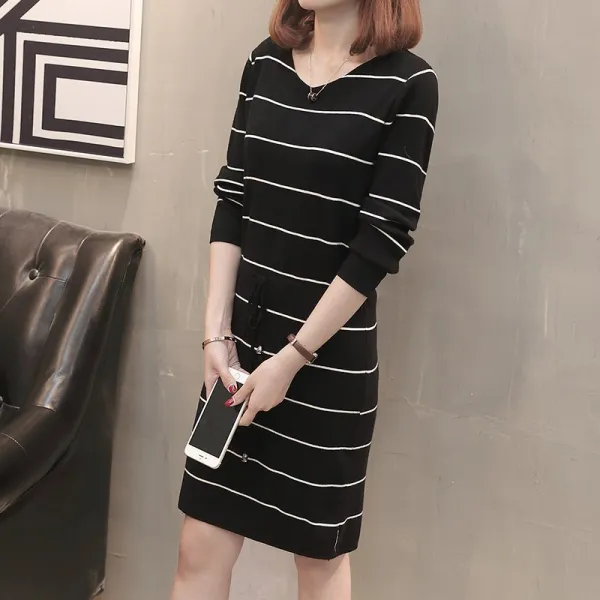 브엘세바 여성 가을원피스 긴팔니트 골지h3804 564897702022_i137