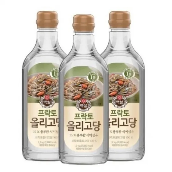 백설 프락토 올리고당 100% 1.2kg x 3, 3병