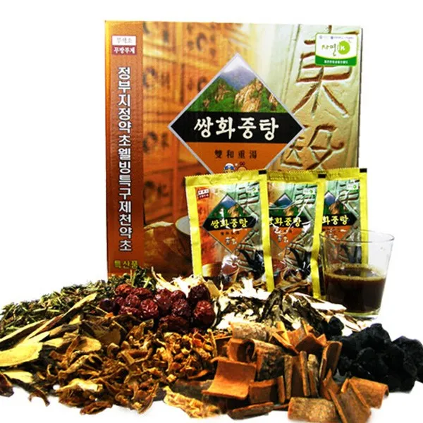제천허브 한방차재료 1100g 쌍화차 십전대보차 건강차 액상차, 1개, 쌍기혈중탕 100ml* 50포