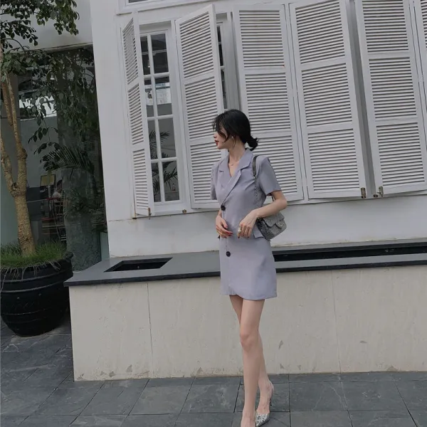 와이제이인터내셔널 미디 스커트 알다 여성 스타일리시 타오바오 인생 여름수트 하프기장