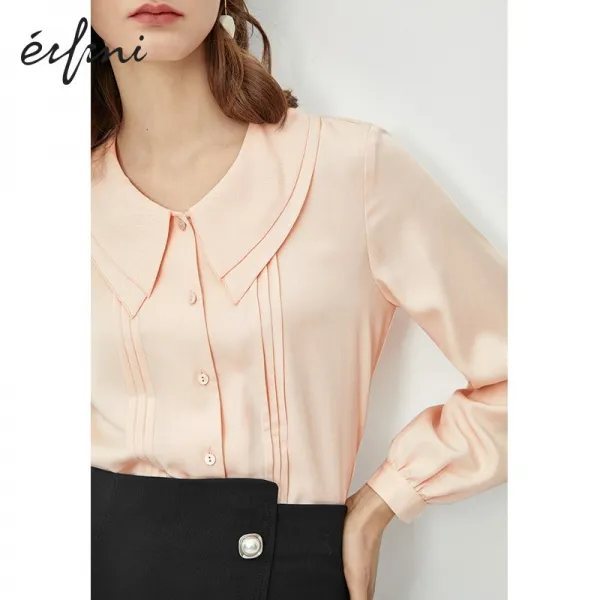 이부여 블라우스 여 신춘복 직업 감천사 유 핑크 디자인 소중 여성 셔츠