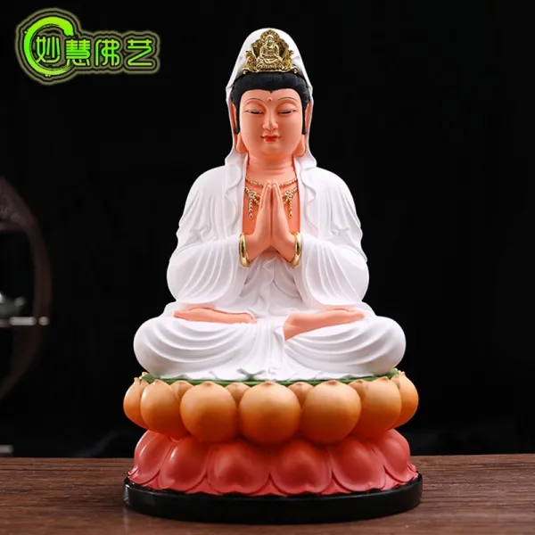와이유 보살소품 관음불상 개광가에서는 낙수관음낭남해관음보살관자재수지 진, 먹빛+16인치-합장관음