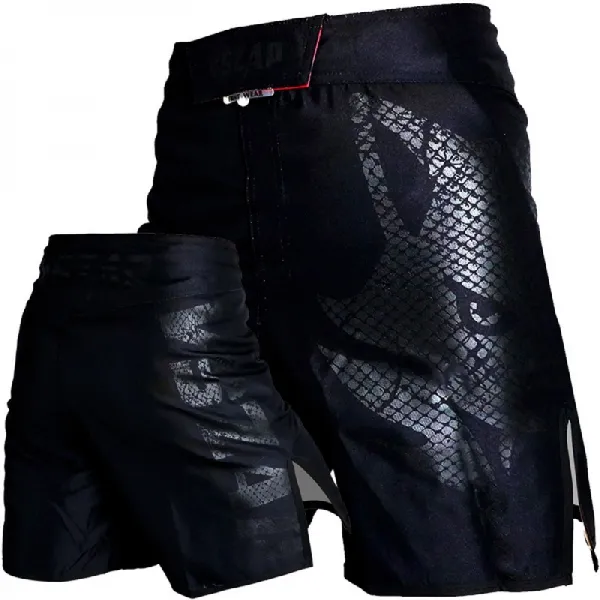 VSZAP 늑대 얼굴 무에타이 격투기 주짓수 UFC MMA 반바지