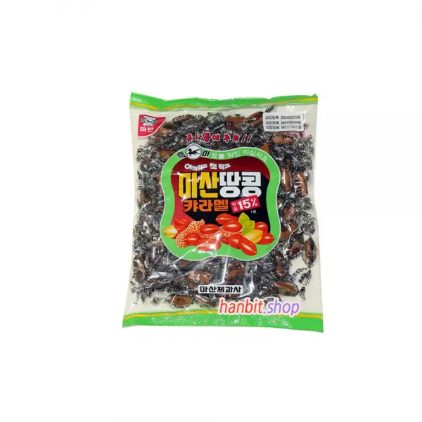 [마산땅콩] 아까먹고 또먹고 캬라멜-초콜릿-사탕(210g), 500g, 10개