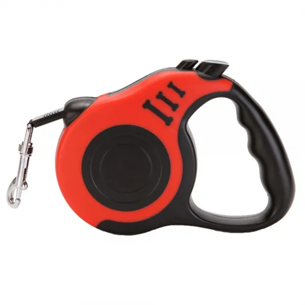 Letusto 반려견 자동줄 5m 레드