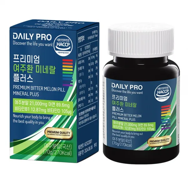 데일리프로 프리미엄 여주환 미네랄 플러스, 70g, 1개